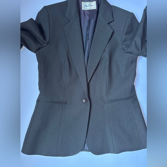 Ben Over Black Blazer Womens Sz 10 Modern Fit single Button - Picture 9 of 11
